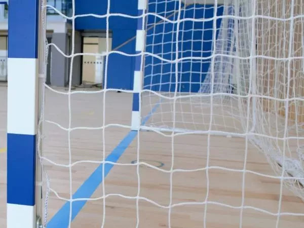 Handball net mini goal mesh 100mm, white, Polypropylene 4mm - Nordic Sport