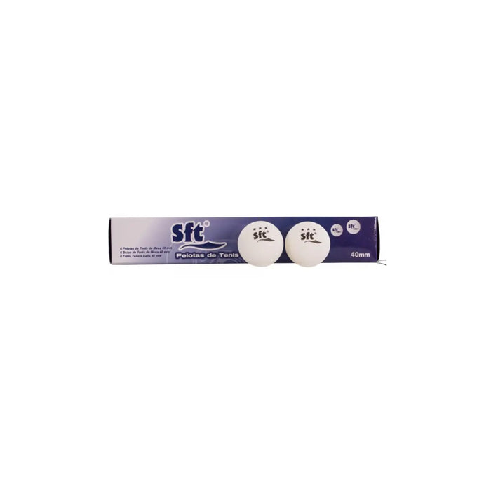 Bordtennisboll softee 40mm 6-Pack - Nordic Sport