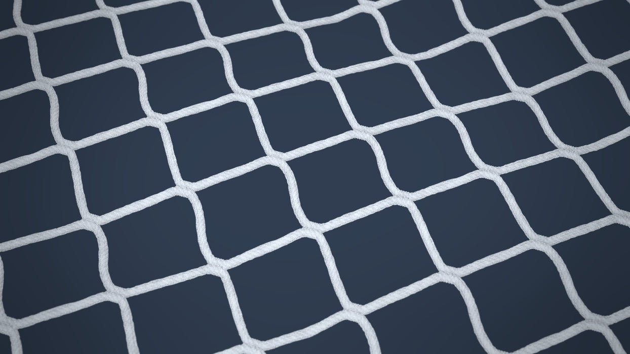 Net 9-a-side 50 mm White - Football nets Nordic Sport