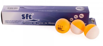 Bordtennis boll *** Gul/Vit - Nordic Sport