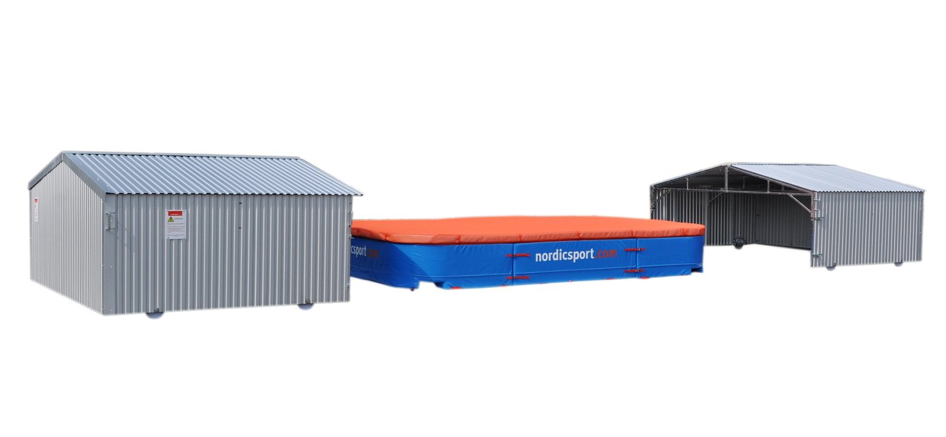 Garage for Pole Vault Pit Training - Pole Vault Nordic Sport