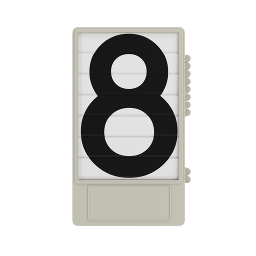 Number Cassette Black 0-9 - Timing and Measure equipment Nordic Sport