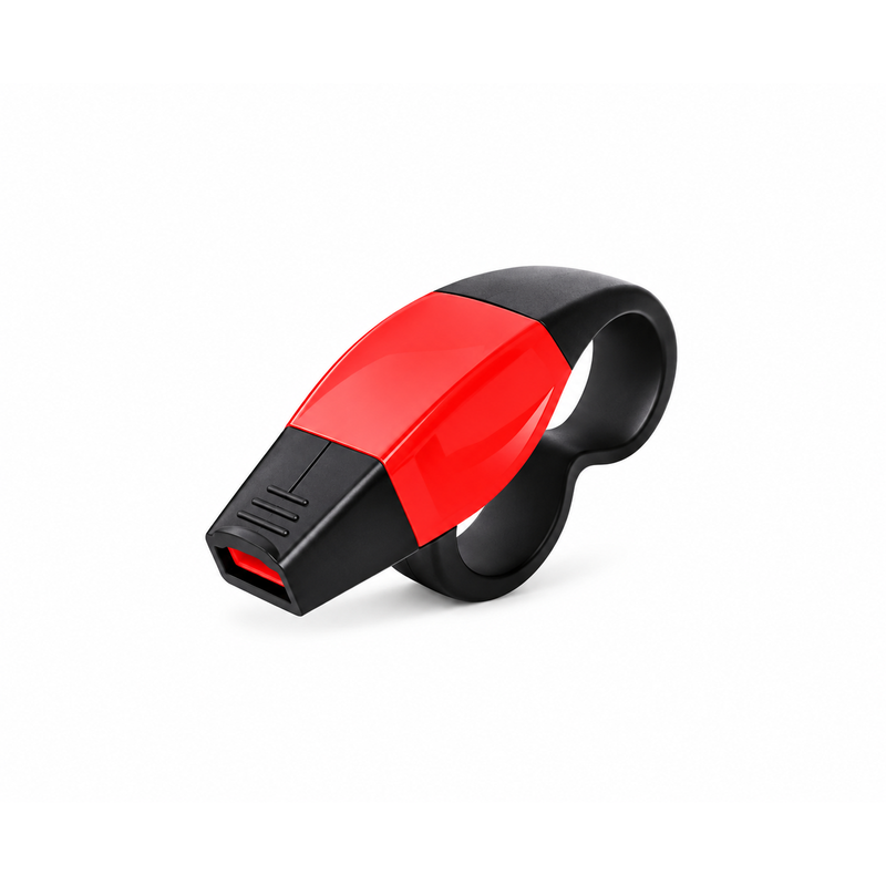 Grip Referee Whistle – Full-Wrap Finger Ring, 120 dB