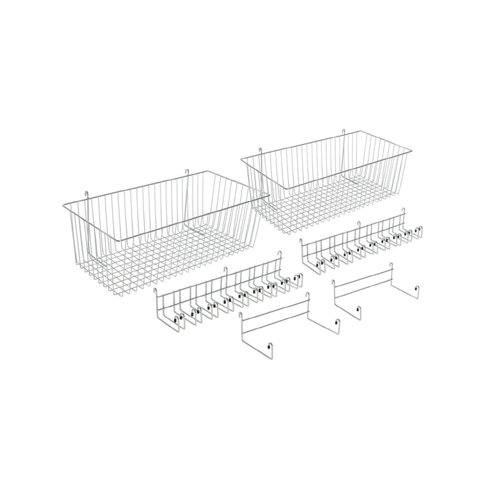 Storage center ball cart grid