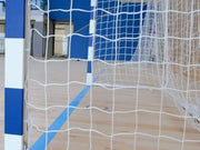Handball net square mesh 100mm, white, Polypropylene -4mm - Nordic Sport