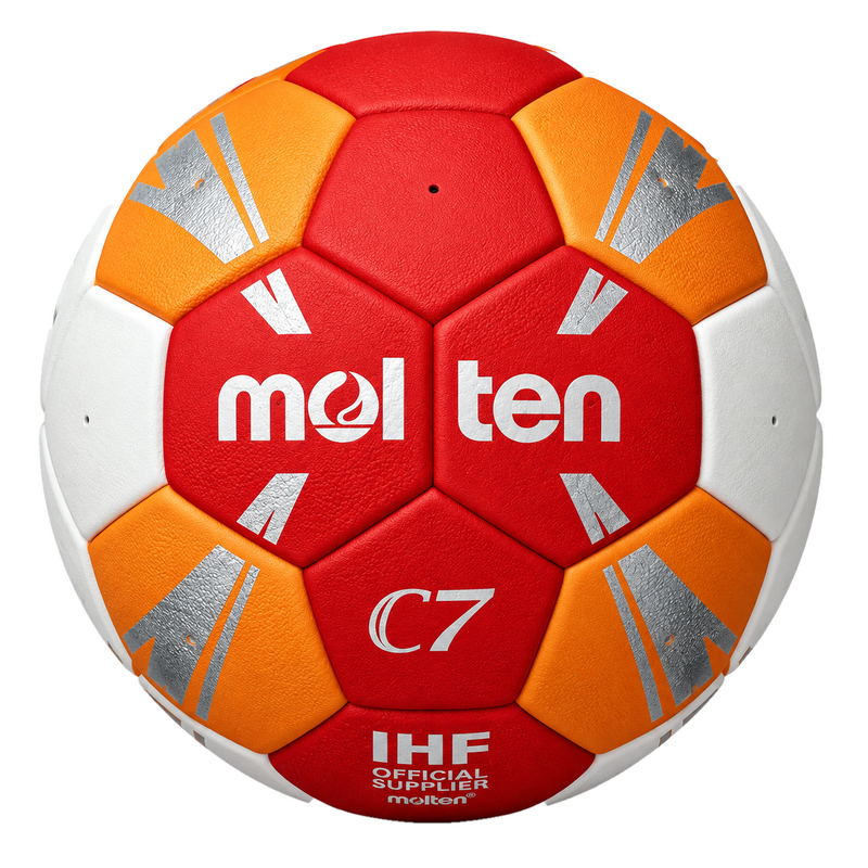 Molten C7 Handball Red – IHF-Approved Match and Training Ball for Resin-Free Play