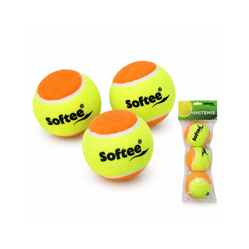 Softee Mini Tennis Balls – 3-pack - Nordic Sport