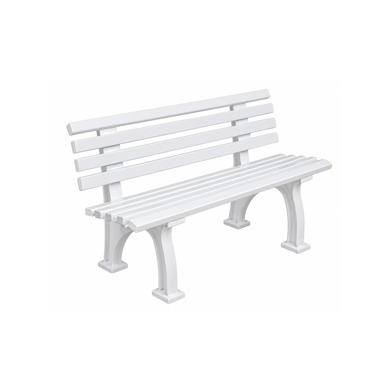 Tennis Bench Skadi 120 cm – Bench with Backrest for Tennis Courts and Sports Facilities