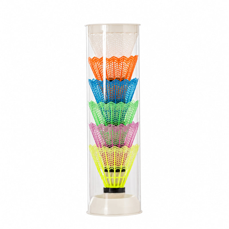 Frills PVC Badminton Shuttlecocks – 6-pack