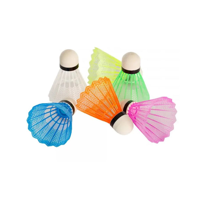 BADMINTON bollar Multi Color 6-Pack.