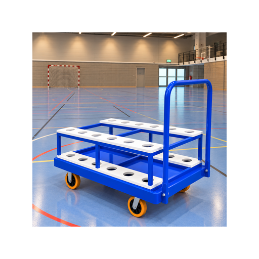 Badminton Post Trolley – Storage and Transport - Nordic Sport