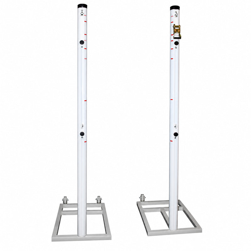 Mobile Aluminium Multi-Sport Posts 90 mm – Adjustable Height - Nordic Sport