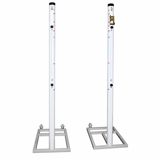 Mobile Aluminium Multi-Sport Posts 90 mm – Adjustable Height - Nordic Sport