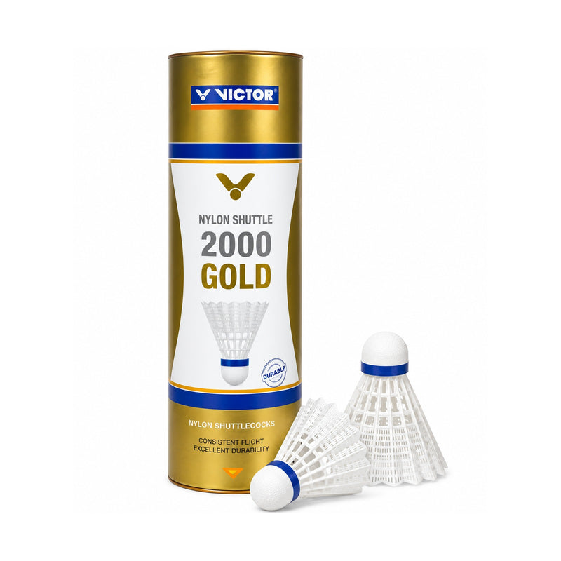 VICTOR Shuttle 2000 Badminton Shuttlecocks – 6 pcs