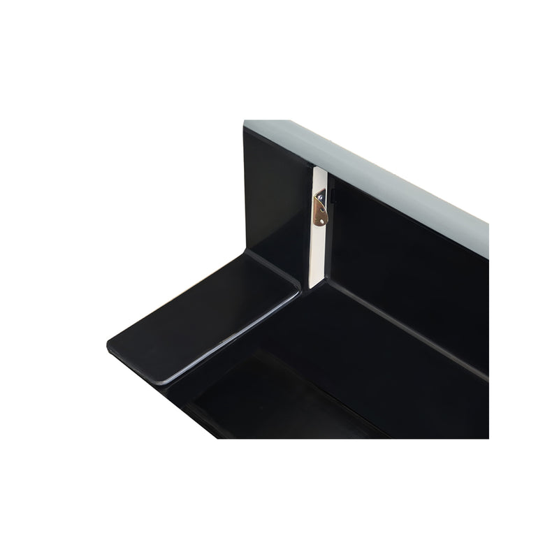 Floorball board for wheelchair black