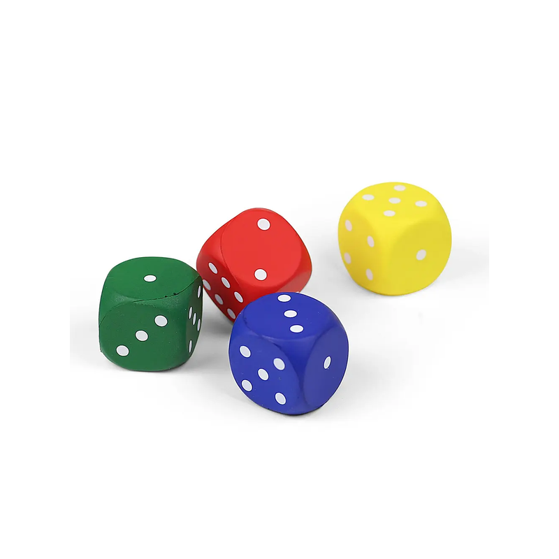 Dice for Indoor and Outdoor Use – 24-Pack, 4 cm