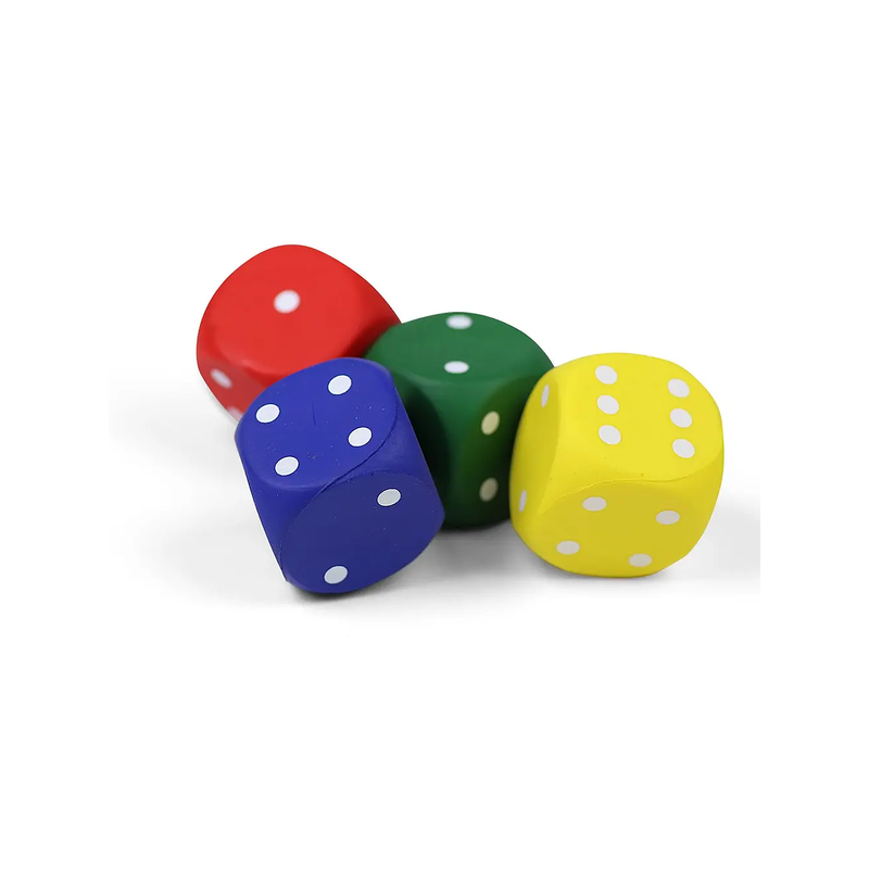 Dice for Indoor and Outdoor Use – 24-Pack, 4 cm
