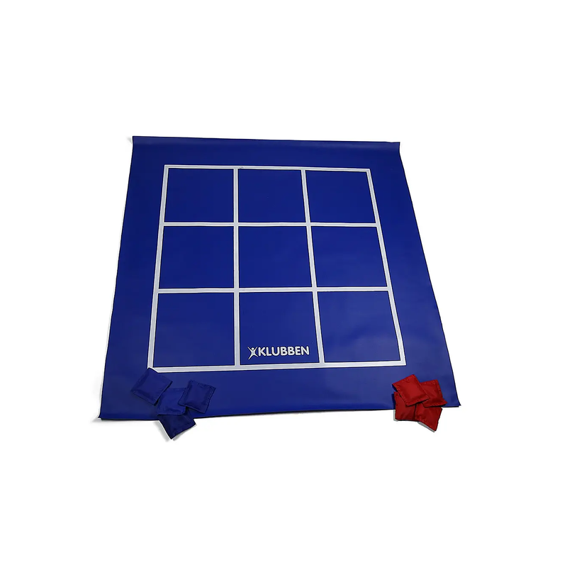 Tic-Tac-Toe Mat – Coordinate Grid and Multiplication Table with 8 Bean Bags