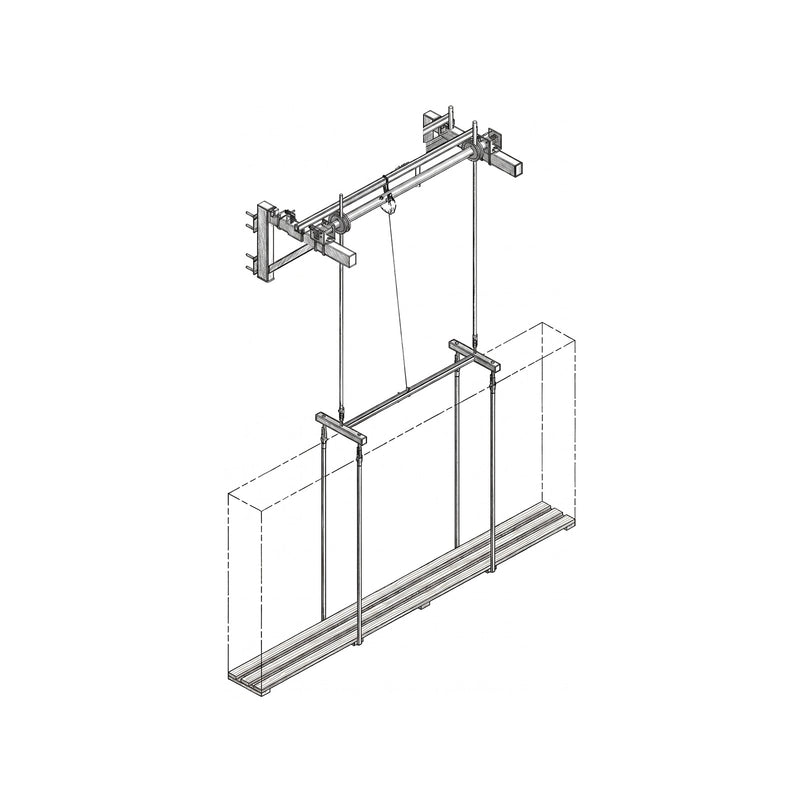 Complete Mat Hoist, Single Motor