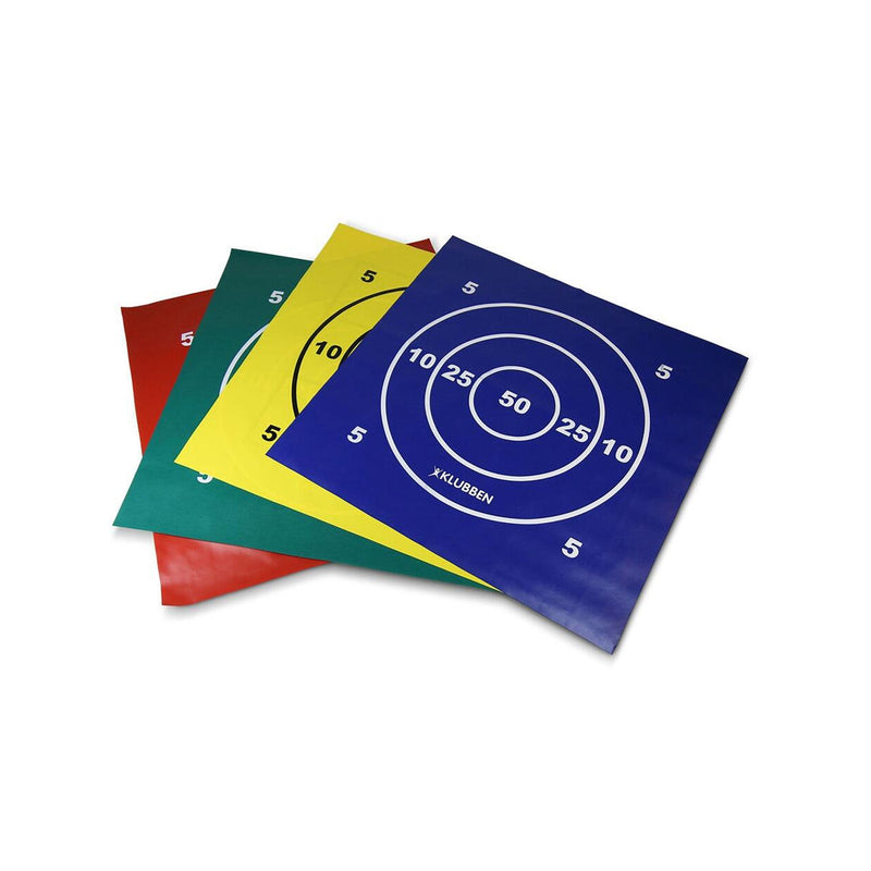 4 Scoring Mats in 4 Colours | 100 x 100 cm