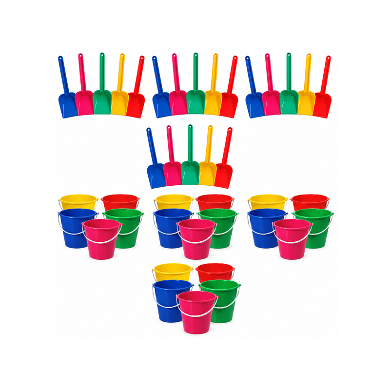 Sandpit Play Set – 40 Pieces with Buckets and Spades