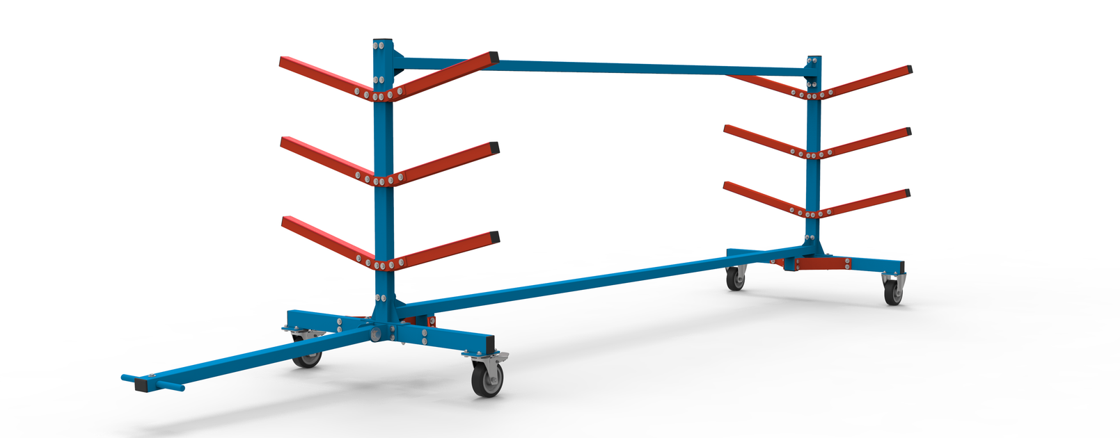 Retrackable Pole Rack Pole Rack Mobile | Nordic Sport