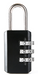 Iron padlock 3-digit code - Nordic Sport