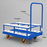 Cart for Badminton Posts - Nordic Sport