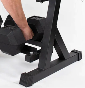 Softee Dumbbell Rack Hexagonal Dumbbells