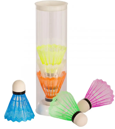 BADMINTON bollar Multi Color 6-Pack.