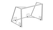 Lazy lift soccer goal 7-a-side - Nordic Sport