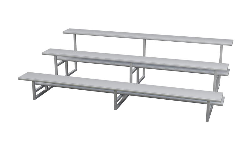 Aluminum grandstand 18 people - Track equipment Nordic Sport