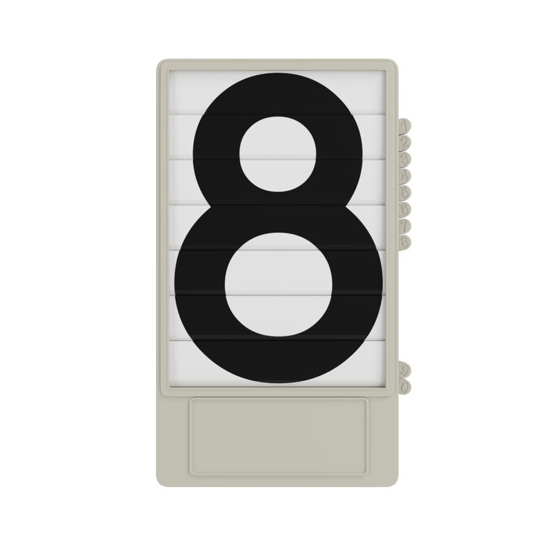 Number Cassette Black 0-9 - Timing and Measure equipment Nordic Sport